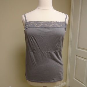 Lane Bryant Grey lace cami  Size 18/20